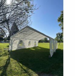 20' x 40' White Party Tent